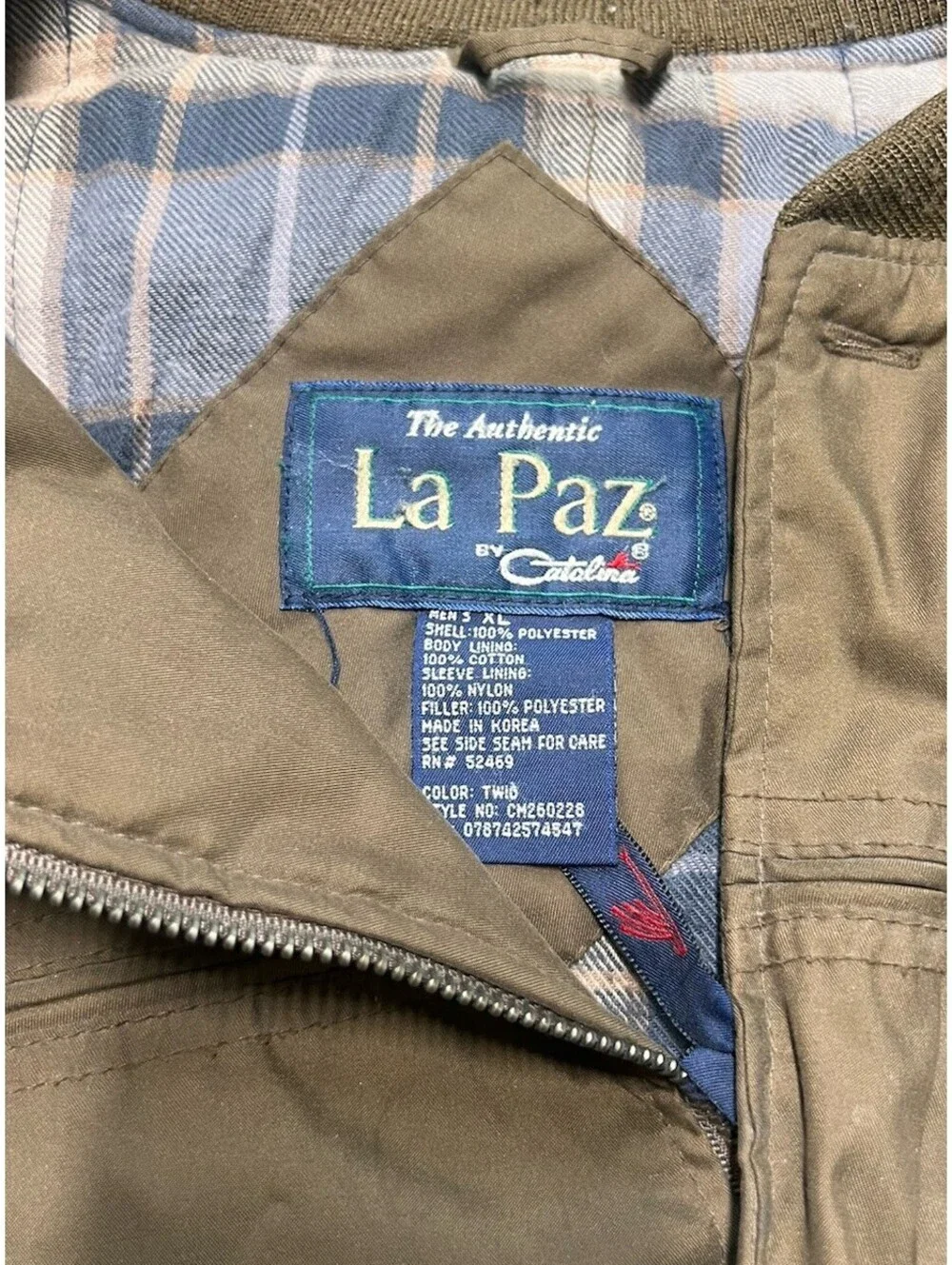 Vintage La Paz Bomber Jacket Size Xl Bomber Jacket
